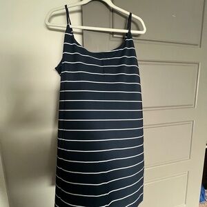 NWT Abercrombie Navy and White Striped Tennis Dress